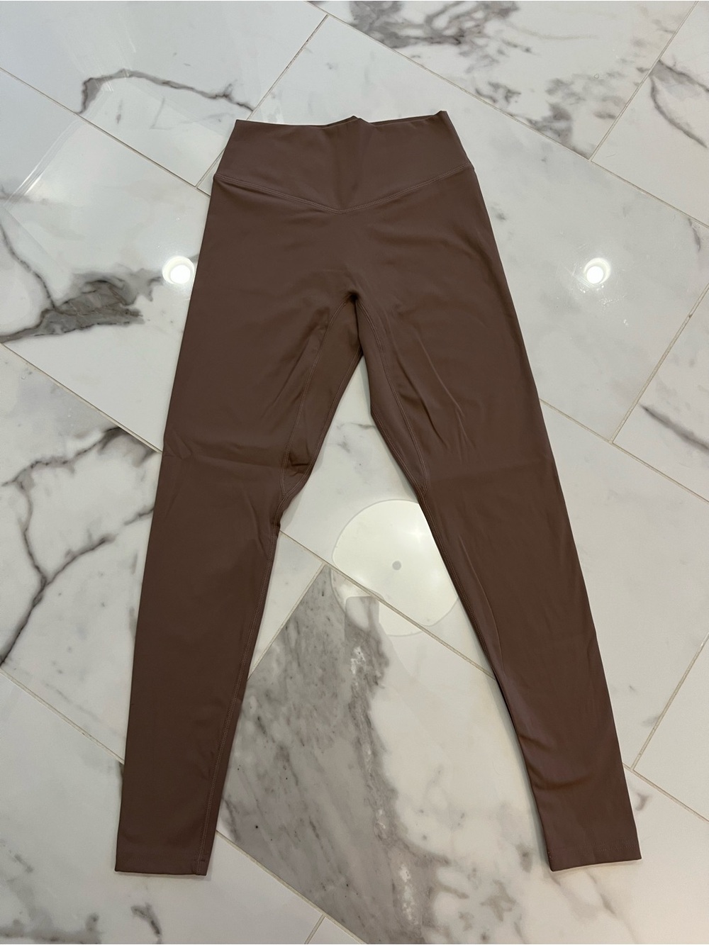 High-Rise Women's Leggings in Mocha Taupe